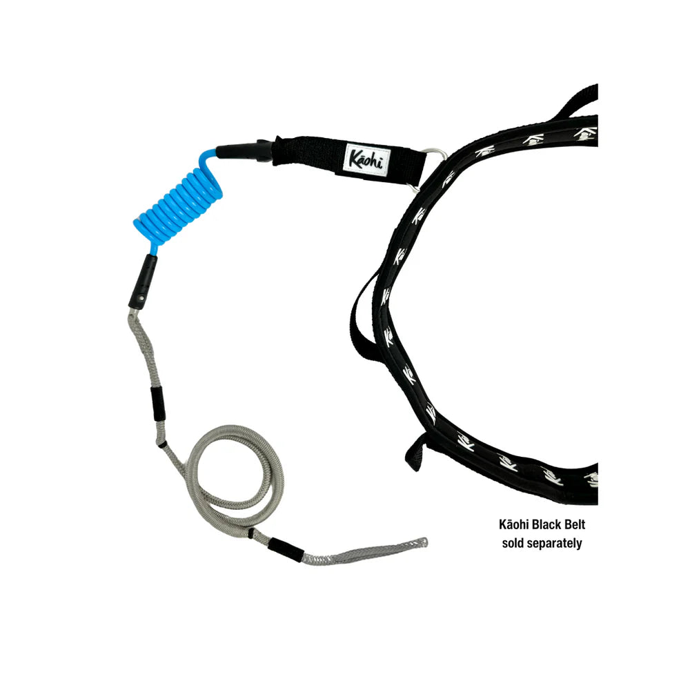 KOAHI INVIZ LEASH™ - CARABINER - 7mm HYBRID DESIGNED FOR DOWNWIND FOILING & WINGING