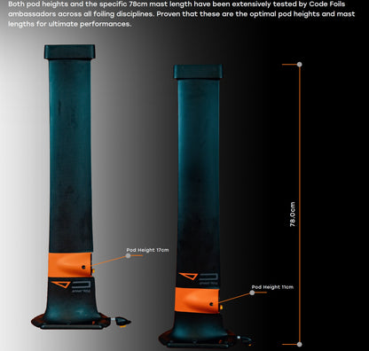 Code Foils x Foil Drive Integrated Mast
